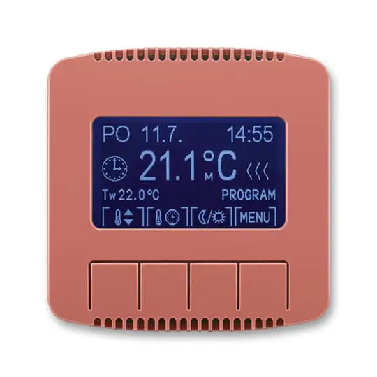 termostat programovatelný TANGO 3292A-A10301 R2 vřesová červená